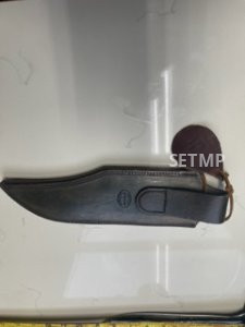 Hand Made Custom Randy Levensailor Bowie Knife with Custom Leather Sheath