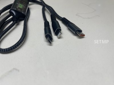 100 Watt FAST 3 Way Charger Cord